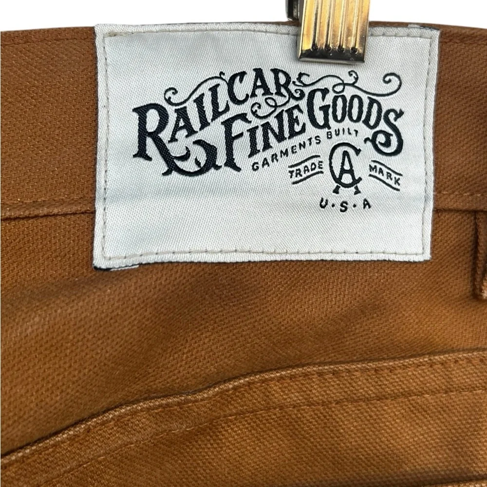 Railcar Fine Goods Men’s Canvas Flight Trousers‎ Size 33, Duck